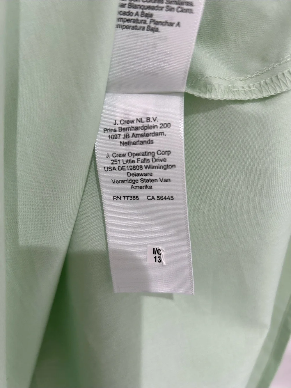 J. Crew Utility Cotton MIDI Shirt Dress Mint Green Size 6 NWT Classic Minimalist